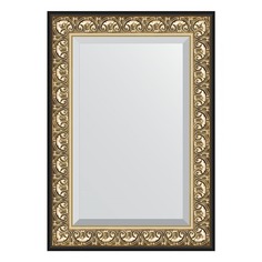 Зеркало с фацетом в багетной раме Evoform барокко золото 106 мм 70х100 см