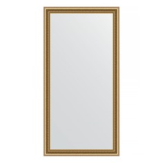 Зеркало в багетной раме Evoform бусы золотые 46 мм 52х102 см