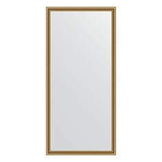 Зеркало в багетной раме Evoform бусы золотые 46 мм 72х152 см