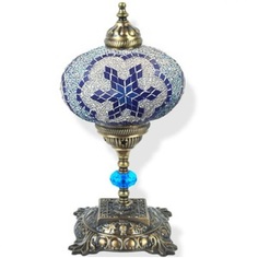 Лампа настольная Exotic мозайка 02532 синяя