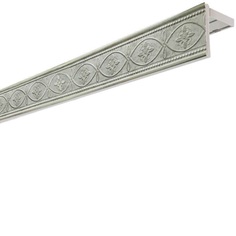 Карниз Уют античное серебро стандартный.240см