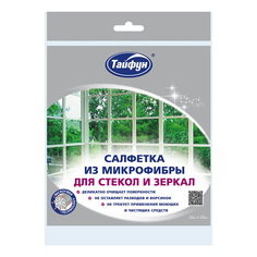 Салфетка для стекол Тайфун 33х35 см Taifun