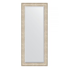 Зеркало напольное с фацетом в багетной раме Evoform виньетка серебро 109 мм 85x205 см