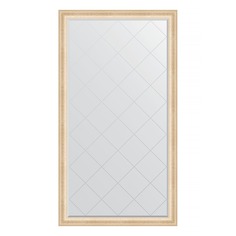 Зеркало напольное с гравировкой в багетной раме Evoform старый гипс 82 мм 110x200 см