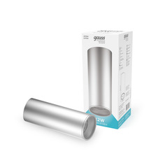 LED светильник накладной HD006 12W (хром сатин) 4100K 79x200,920лм, 1/30 Gauss