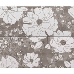 Панно Paul Ceramiche Skyfall Inserto Shine Grey A+B PSFD24 50х60 см
