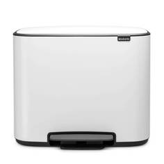 Бак мусорный с педалью Brabantia Bo Pedal Bin 36 л, белый