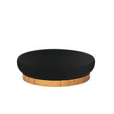 Мыльница Ridder Fancy чёрная 11,8х3,4 см