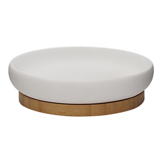 Мыльница Ridder Fancy белая 11,8х3,4 см