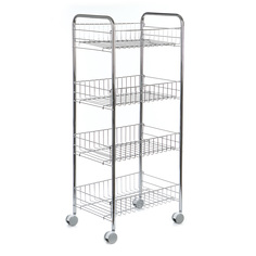 Подставка на колёсах прямоугольная 4 яруса Ridder