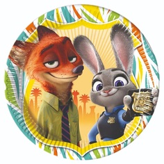 Тарелка бумажная Procos disney zootropolis 23 см. 8 штук