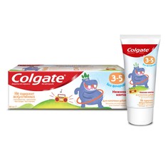 Детская зубная паста Colgate без фторида Нежная мята, 3-5 лет, 60 мл