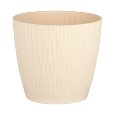 Кашпо Prosperplast sandy p 24см кремовое