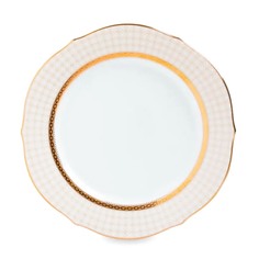 Тарелка акцентная Noritake Рочестер. золотой кант 23 см