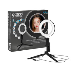 Светильник Gauss Ring Light RL001 светодиодный кольцевой 16 см