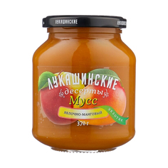 Мусс Лукашинские Экзотик яблоко, манго 370 г