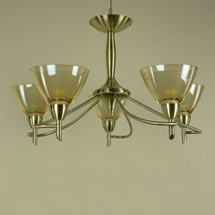 Люстра Florex потолочная модерн Е14 5*60W (L.0292/5PL BRONZO CHIARO)