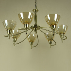 Люстра Florex на цепи модерн Е14 7*60W (L.0292/7 BRONZO CHIARO)