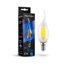 Лампочка Voltega Candle wind Е14 6W 4000К