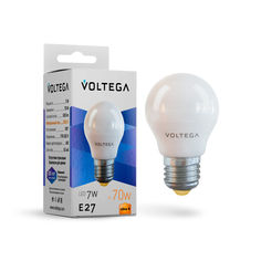 Лампочка Voltega Globe Е27 7W 2800К