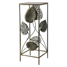 Подставка Glasar с зеркальной столешницей 35x33x90см ГЛАСАР