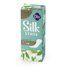 Прокладки ежедневные Ola! Silk Sense Daily Deo Зеленый чай 20 шт