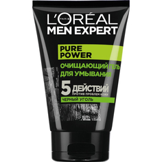 Гель для умывания Loreal Men Expert Pure Power Черный уголь 100 мл