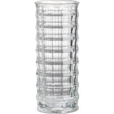 Ваза Glasar 10х10х25 см ГЛАСАР