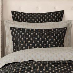 Комплект наволочек Togas Ладнер чёрный с серым 50х90 см