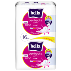 Прокладки Bella Perfecta Ultra Maxi Rose Deo Fresh, супертонкие, 16 шт