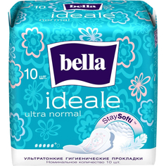 Прокладки Bella Ideale Ultra Normal StaySofti супертонкие, 10 шт
