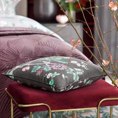 Подушка декоративная Togas Альфабия тёмно-серая 45х45 см