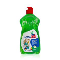 Гель для посуды Domaset зелёное яблоко 450 г