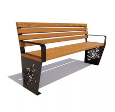 Скамейка 7 скамеек Роза