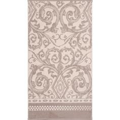 Махровое полотенце Cleanelly Delizioso бежевое с кремовым 70х130 см