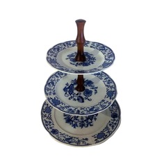 Этажерка трехярусная Thun 1794 Натали луковичный узор 27/34/40 см