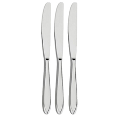 Нож столовый Tramontina Laguna 3 шт на подвесе, 27.2 см