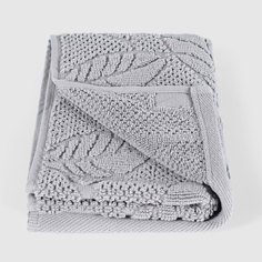 Полотенце Cleanelly Листья серое 30х60 см