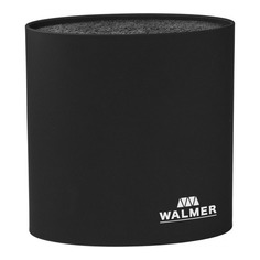 Подставка для ножей Walmer овальная 16x7x16 см черная