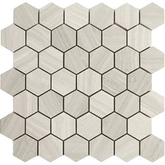 Мозаика Natural mosaic M032-DH5 White Wooden