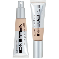 Тональный крем INFLUENCE BEAUTY SKINNOVATION II HYDRA увлажняющий, корректирующий, с ухаживающими компонентами, тон 03: бело-бежевый, 25мл