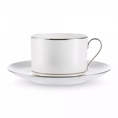 Чашка чайная с блюдцем Narumi Белый жемчуг 270 мл Наруми