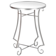 Столик кофейный Glasar белый 50х50х65 см ГЛАСАР