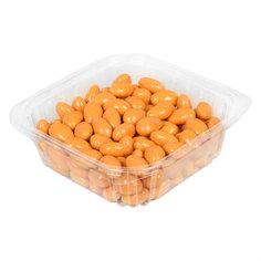 Миндаль в белой шоколадной глазури со вкусом персика кг Noname