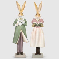 Фигурка декоративная Dekor pap заяц 10,5x47,5x14 см в ассортименте