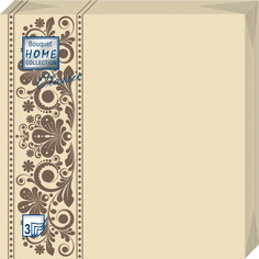 Салфетки Home collect classic бумажные капучино 3сл 20л