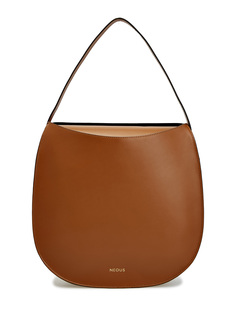 Сумка Corvus Saddle из гладкой телячьей кожи с цепочкой Neous