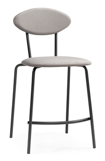 Полубарный стул Woodville Коумо катания смок/черный матовый