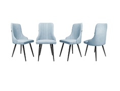 Комплект стульев Ridberg ЛОНДОН Wool 4 шт. (Blue)