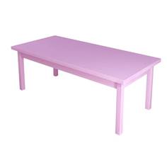 Журнальный стол Solarius Классика дерево 130х60х46, цвет розовый